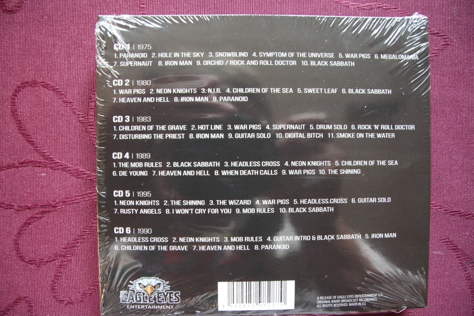 Black Sabbath "Collection" 6-CD Super Box. Neu & OVP - Bild 2 von 2