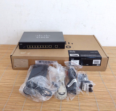 Neu Cisco SG300-10MPP-K9-NA 10-port Gigabit PoE+ 124W Managed Switch New Open