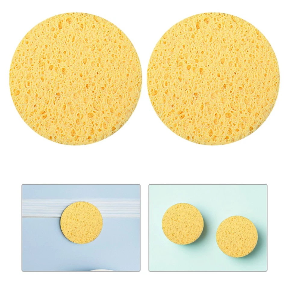  30pcs Makeup Remover Sponges: 6.5cmx0.8cm Face Cleansing Pads - Gentle Facial - Image 4 of 4