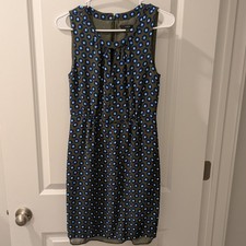 J Crew Dress Womens 4 Sheath Keyhole Office Career Professional Lined