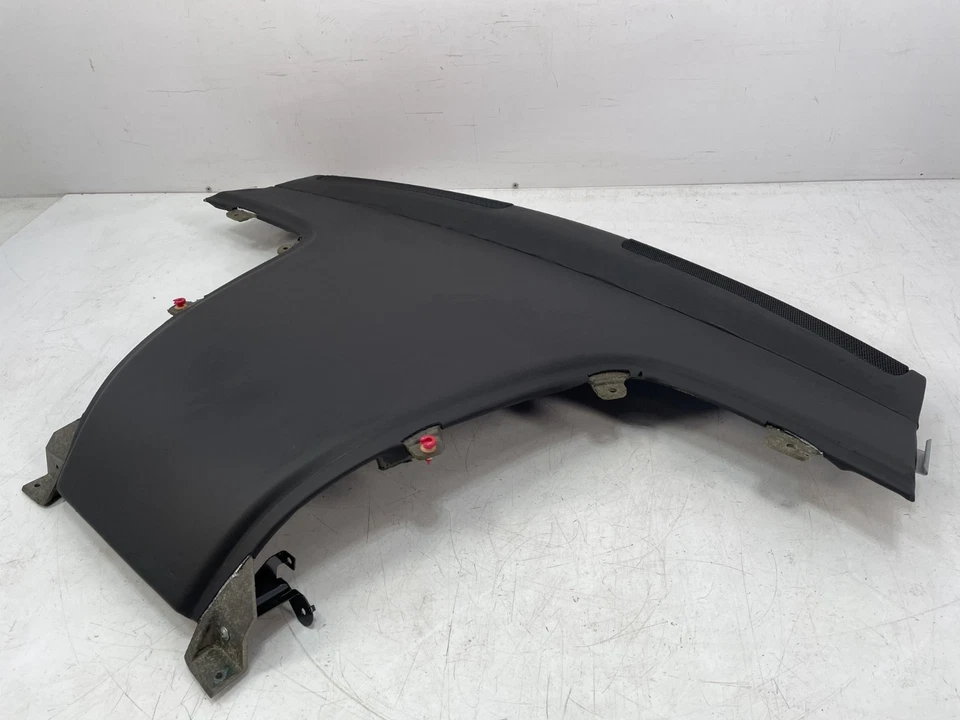 ✅12-17 原始设备制造商宾利欧陆 GT 后包裹架装饰面板黑色皮革 — 第 4/4 张图片