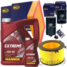 FILTERSET INSPEKTIONSPAKET+MANNOL 5W40 für VW T4 BUS TRANSPORTER 2.5+SYNCRO