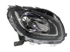 Faro Fanale Destro H4 Led Per Smart Fortwo Coupe-Cabrio 2017 In Poi