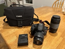 Canon EOS Rebel T5 Digital SLR Camera Kit Black w/ Lenses, Accessories, USB