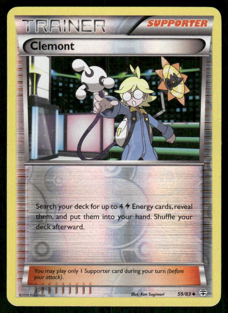 Clemont 59/83 Uncommon Generations Pokemon Reverse Holo MP