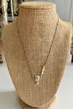 Anna Sheffield for Target Sterling Silver Lightening & Trophy Pendant Necklace