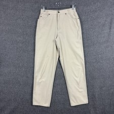 Vintage Cherokee Pants Womens Size 10 Beige Khaki 100 Cotton Made in USA 90s