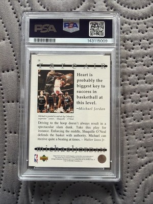 1994 Upper Deck Mj Rare Air #18 Michael Jordan Rare Air PSA 10 | eBay