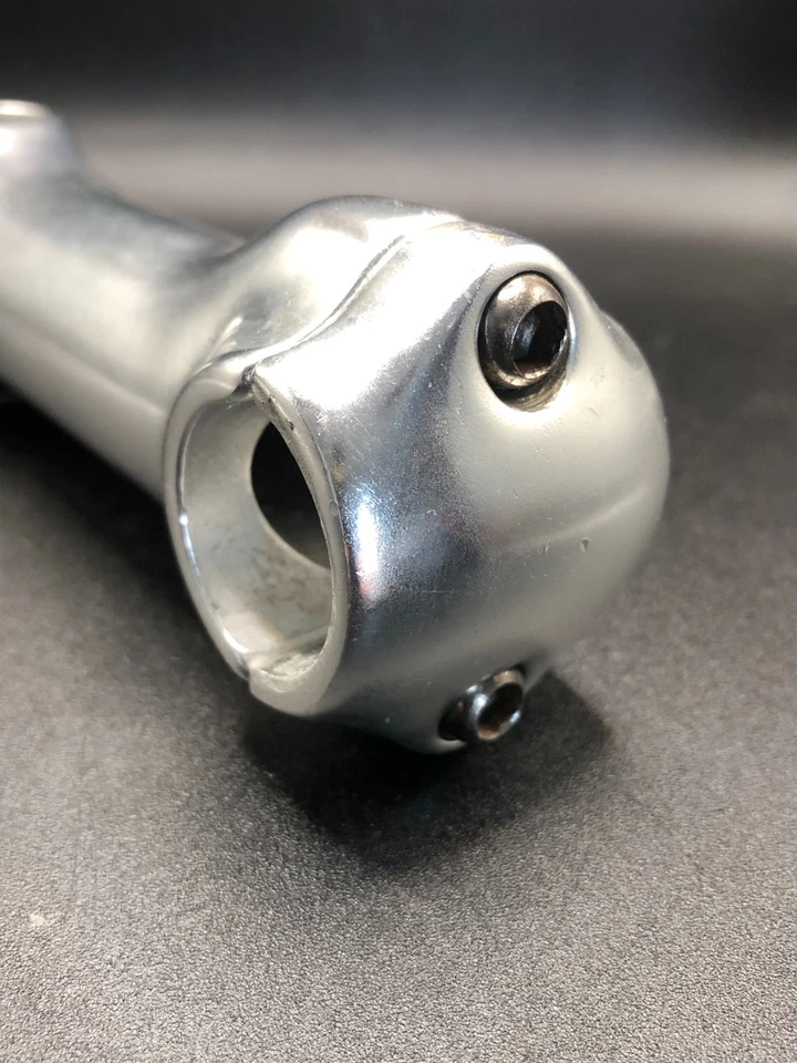 Attacco Manubrio MTB Anni '90. Silver 1990s STEM. 120mm 1"1/8, 25,4mm Handlebar. - Immagine 4 di 4