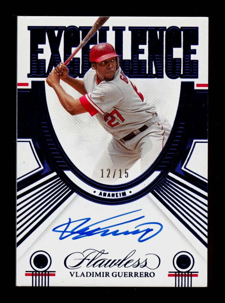 🏆⚾️VLADIMIR GUERRERO 2023 Flawless Excellence Auto /15 #ANGELS HOF LEGEND!⚾️🏆