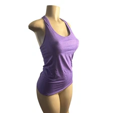 Women 8 Lululemon Ebb & Flow Racerback Tank Top Power Purple Seamless Yoga