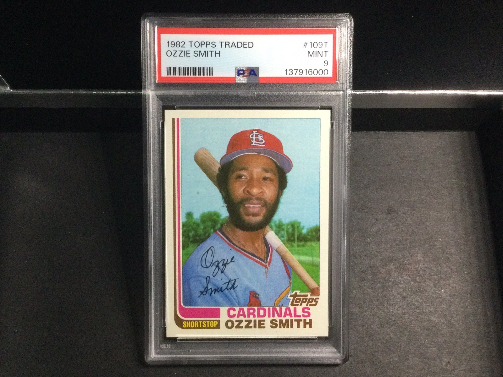 1982 Topps Traded #109T Ozzie Smith Baseball Card PSA 9 Mint
