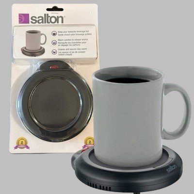 Salton Coffee Mug Warmer Black SMW12BK Kitchen Office Candle Hot Plate