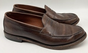 Allen Edmonds Mens 10.5 D Patriot Penny Loafer Brown Pebble Grain Leather USA Allen Edmonds Patriot | eBay main image 2
