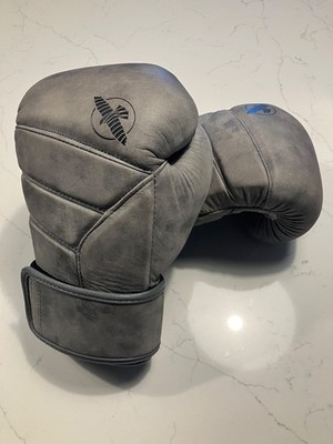 Hayabusa T3 LX 14oz Genuine Leather Grey Boxing Gloves