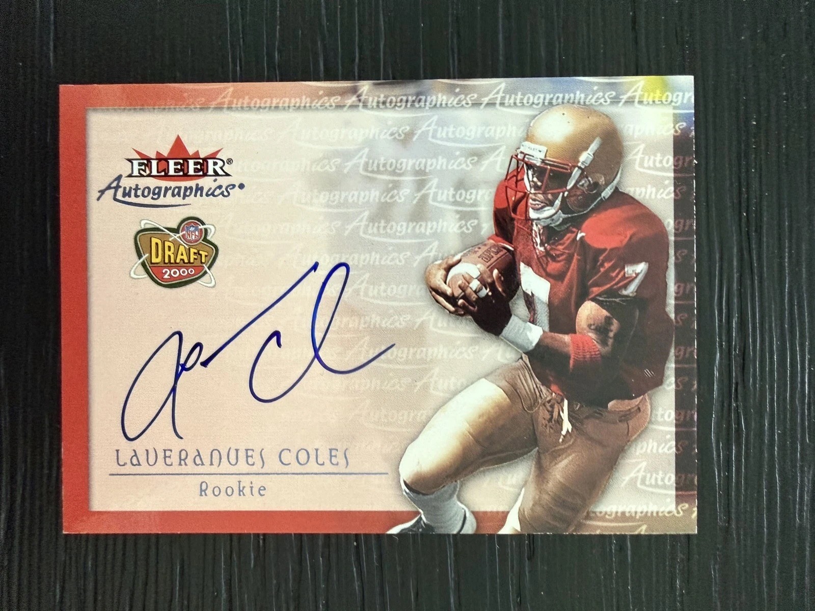 Laveranues Coles Fleer Autographics # Autographics