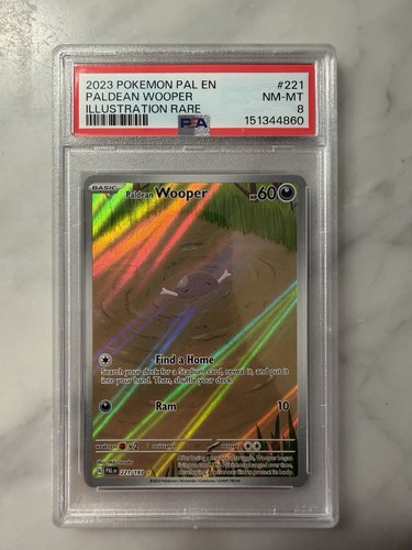 Paldean Wooper graded PSA 8 for sale on eBay