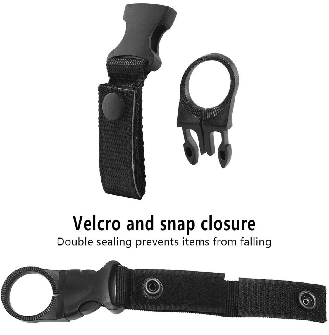 Ring Holder Keychain Belt Webbing Strap Hanging Bottle Buckl