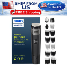 Philips Norelco Multigroom Series 5000 18 Piece, Beard Face, Hair, Body and Inti