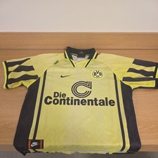 Borussia Dortmund FC Nike Football Shirt Home 1995/1996 Soccer Jersey Men xl 