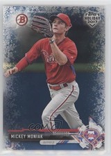 2017 Topps Holiday Bowman Blue Winter Wonderland 39/50 Mickey Moniak #TH-MM 0tw4