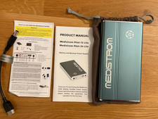 Unused Medistrom Pilot-24 Lite Battery Backup Power Supply with Cables for CPAP