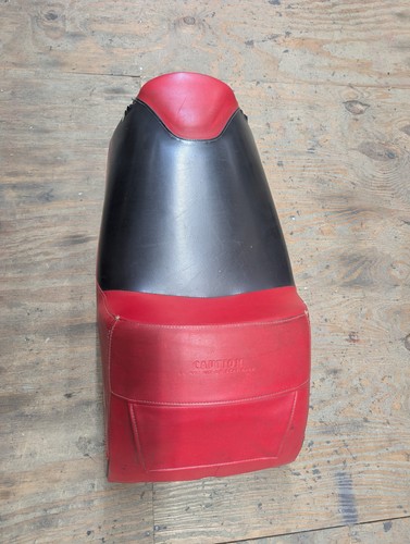 Arctic Cat Seat Red Black OEM 1718-367 Used 2003 F7 Firecat 500 700 EFI Sno Pro