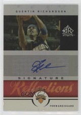 2005 Upper Deck NBA Reflections Signature Red /100 Quentin Richardson Auto 0n8h