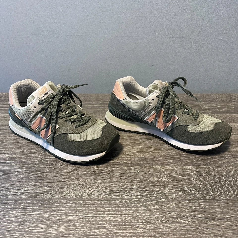 Туфли для ходьбы женские New Balance 574 V2 Trainer размер 7,5 Sage зеленые румяна - Изображение 2 из 4