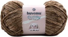 Velvet Chenille Yarn Super Soft Bulky Taupe 100g