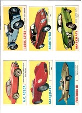 1961 topps  sports cars  Complete set  1- 66 ...