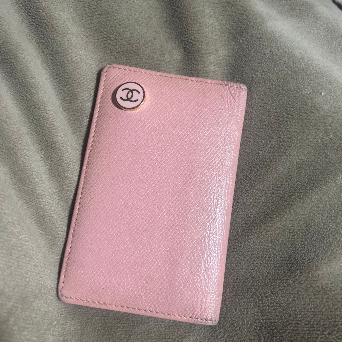 Chanel Rare Button Line Quilted Card Case QE413285 PK