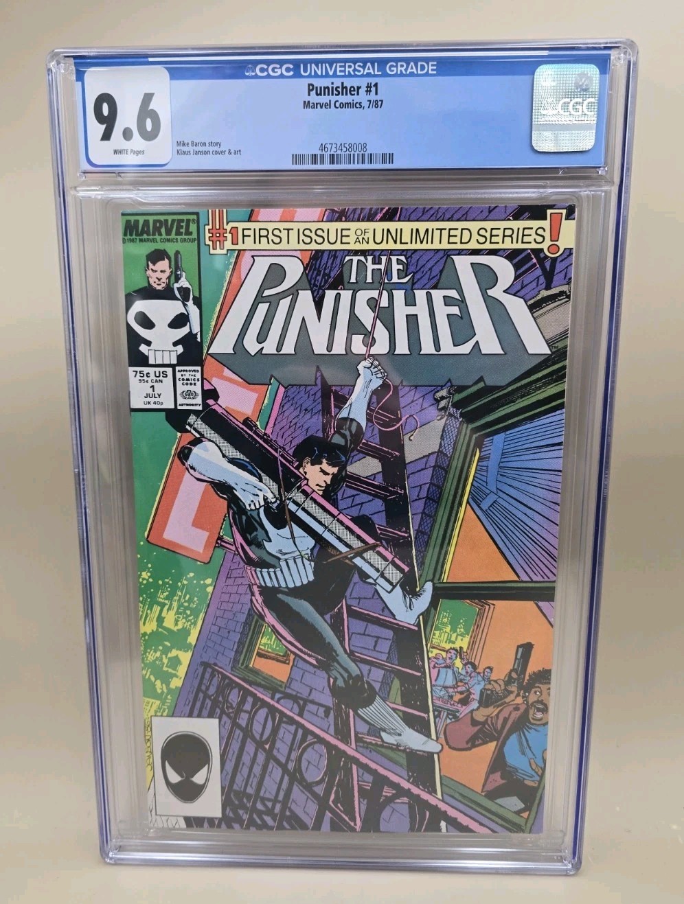 アメコミリーフ Punisher Limited Series #1 CGC Punisher Limited Series #1 - (CGC 9.4) – Breaks.TV