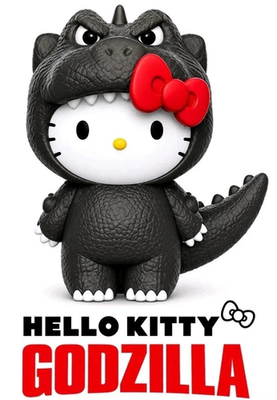 2026 McDonald's Hello Kitty X Godzilla Happy Meal Figure Singles