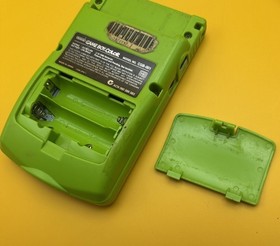 Nintendo Game Boy Color Handheld Console Kiwi Lime (CGB-001) w/ Tetris ~ WORKING