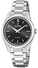 Festina Ladies Steel With CZ Set & Steel Bracelet F20583/4 Watch