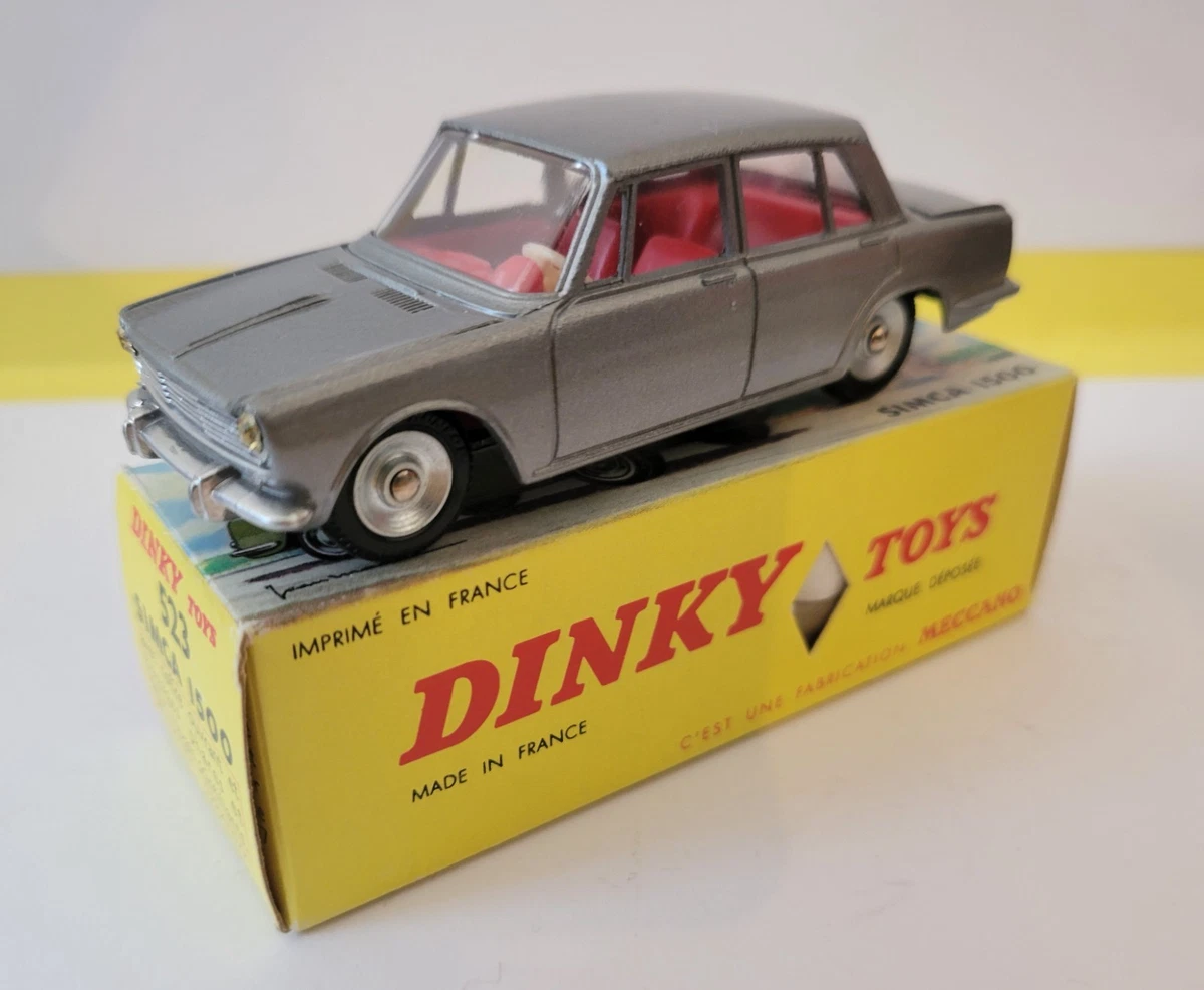 Dinky Toys 523 Simca 1500 - Bleue - Boîte D'origine - France 1967