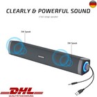 USB PC Lautsprecher Stereo Bass Speaker Multimedia Soundbar für Computer Laptop