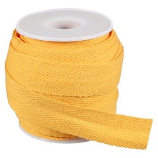 19mm x 33feet Inch Flat Drawstring Cord Drawstring Replacement, Yellow