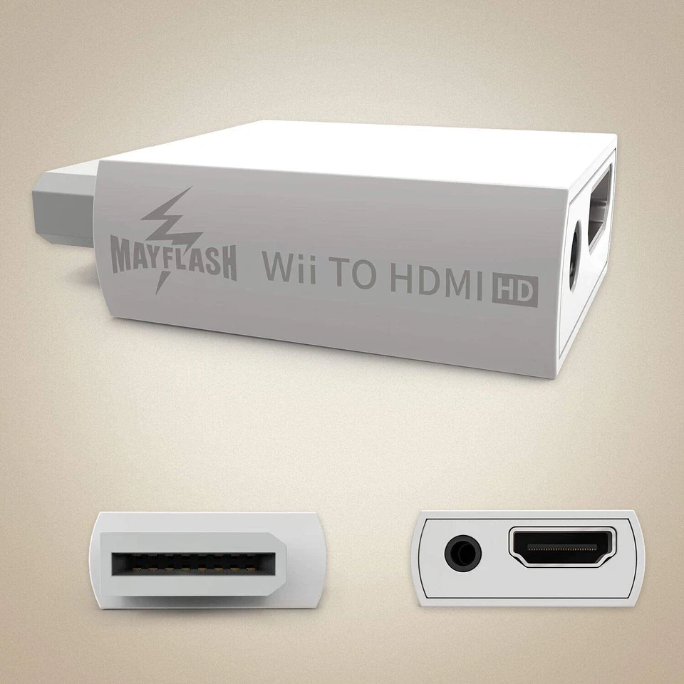 MAYFLASH Wii to HDMI Converter 1080P for Full HD Device, Wii HDMI Adapter wit... - Image 2 of 4