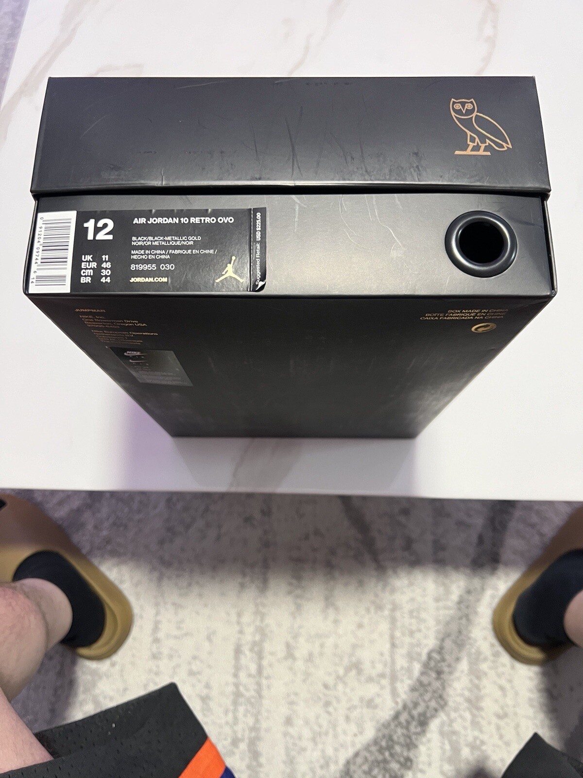 Size 12 - OVO x Air Jordan 10 Retro Black image 7