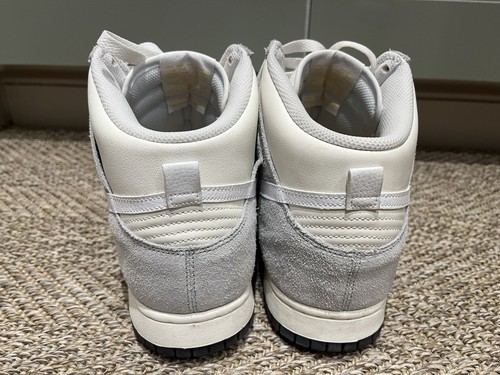 Nike Dunk High Retro Sail White Pure Platinum Trainers UK 10.5 - Picture 3 of 9