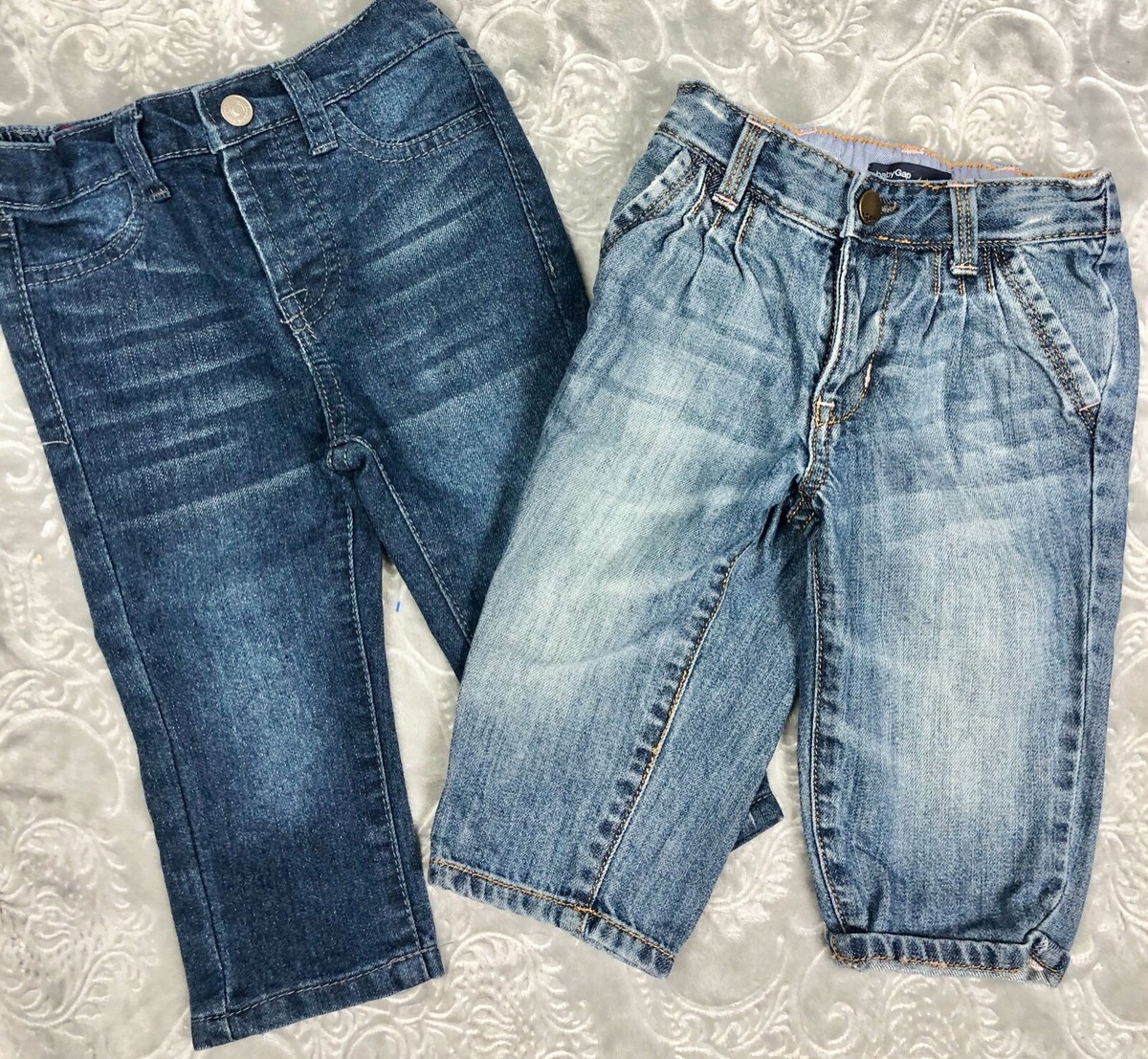 babygap  ズボン４本おまとめ　70cm  6〜12months Baby Gap Jeans + Seven 7 Jeans Baby Girls 6-12M Lot of 2