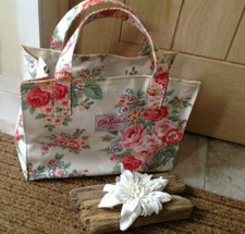 Cath Kidston Bag-  Oil skin Vintage Floral Square BAG  holiday baby pram bag