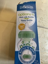 Dr. Brown's Anti-Colic Transition Bottle 9 oz Wide Neck Sippy Bottle