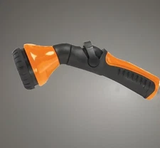 Dramm One Touch Heavy-Duty Metal Shower & Stream Multi-Pattern Nozzle Orange 