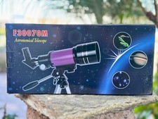 NEW 70mm Aperture Refractor Telescopes for Astronomy Beginners, Portable