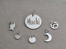 Custom Engraved Pet ID Tag with Personalized Name, Phone Number, and Address