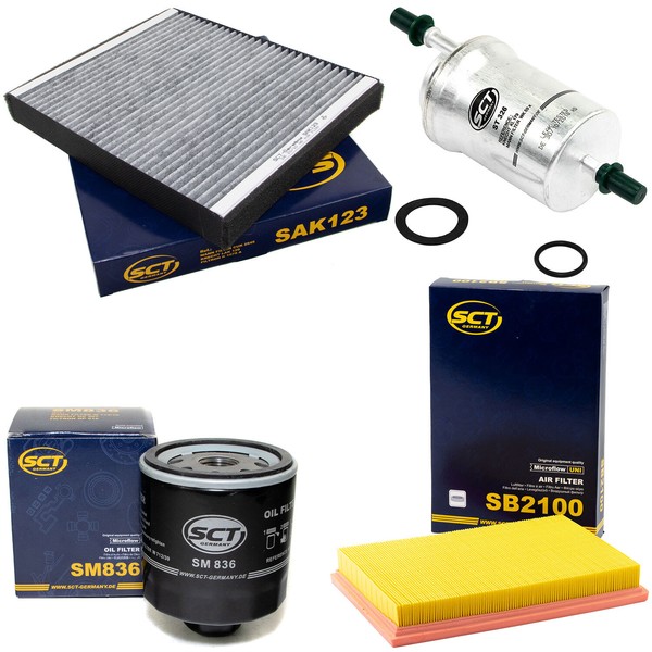 Filter Set SCT Kraftstoff- ÖL- Luft- Innenraum- FüR Seat Seat Skoda VW Polo 1.4-image