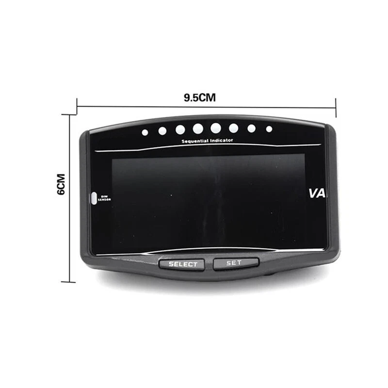 Universal 12v/24v LCD Car Oil Pressure Voltage Gauge Water Temperature Gauges - Image 4 of 4